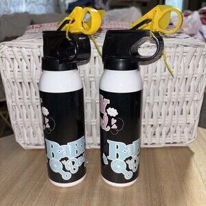 Two Gender Reveal Fire Extinguisher Color Blasters for Baby Boy with Blue Smoke